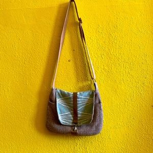 Handcrafted Atlas Past Purse